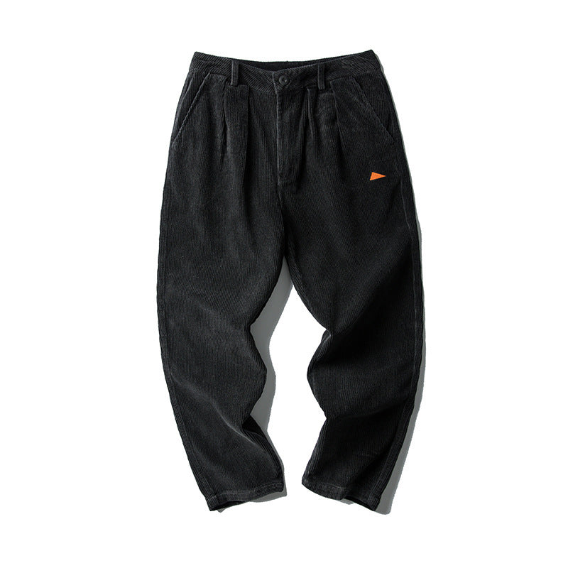 Retro Corduroy Feet Pants Men's Trousers