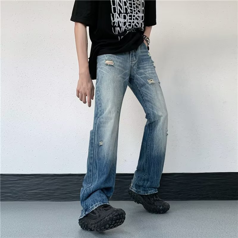 Men's High Street Straight Jeans Men