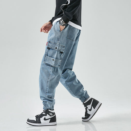 Men's Denim Trendy Trousers Trendy Fashion