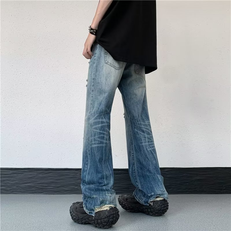 Men's High Street Straight Jeans Men