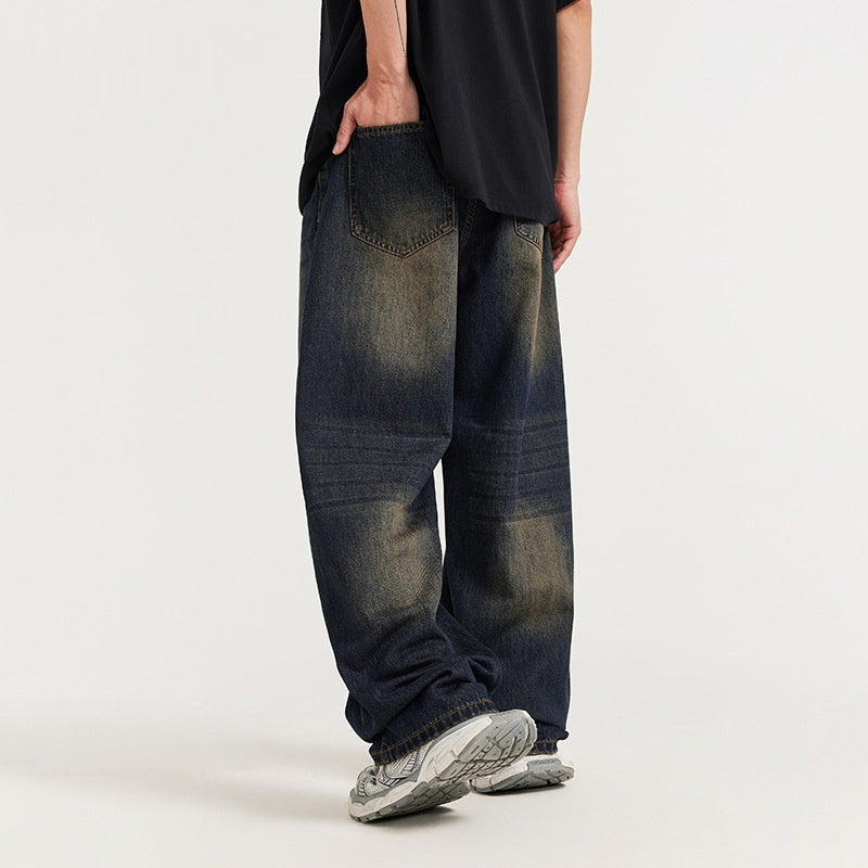 INF Men's Street Retro Wide Leg Jeans